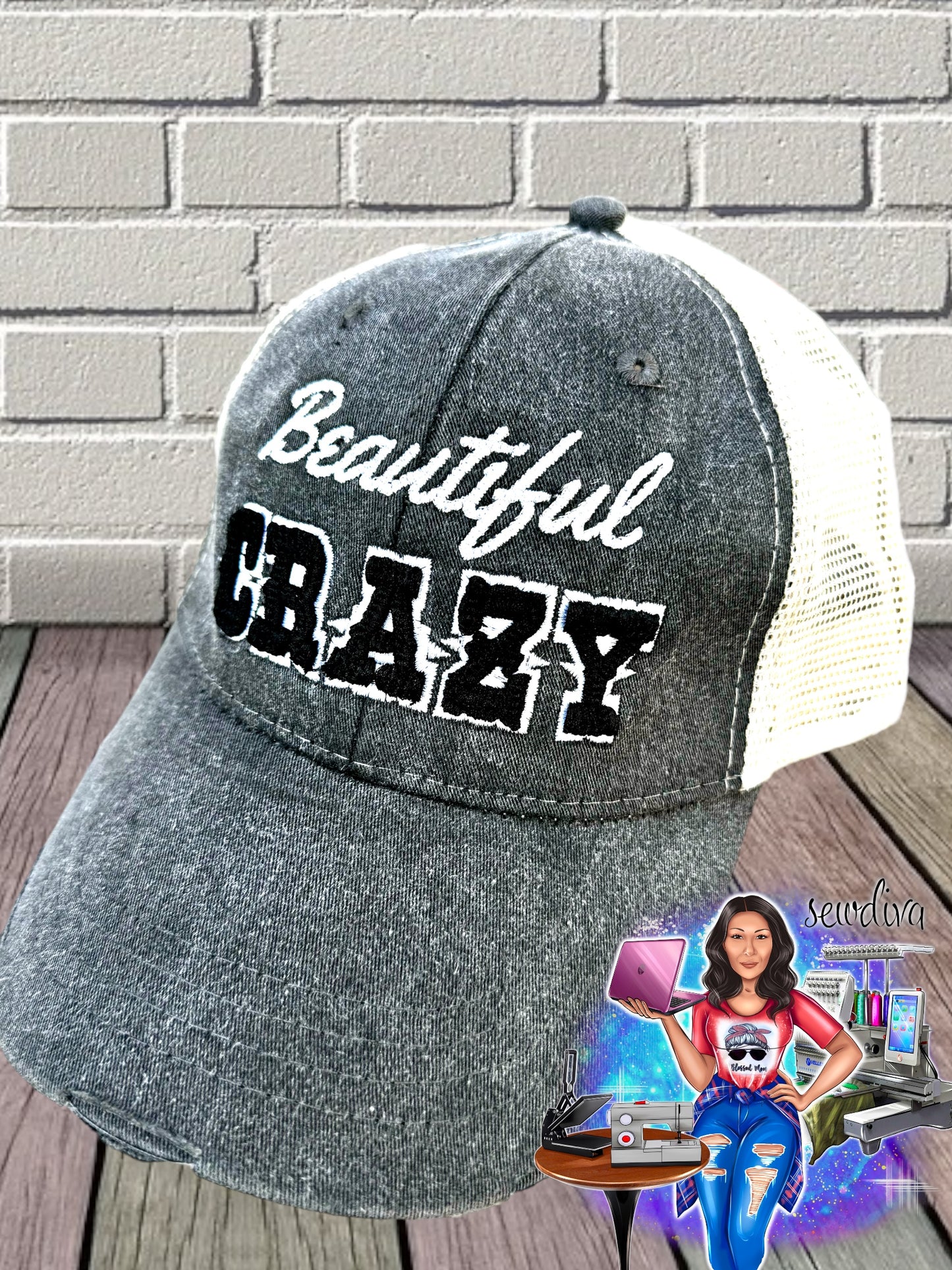 Beautiful Crazy- Trucker Hat