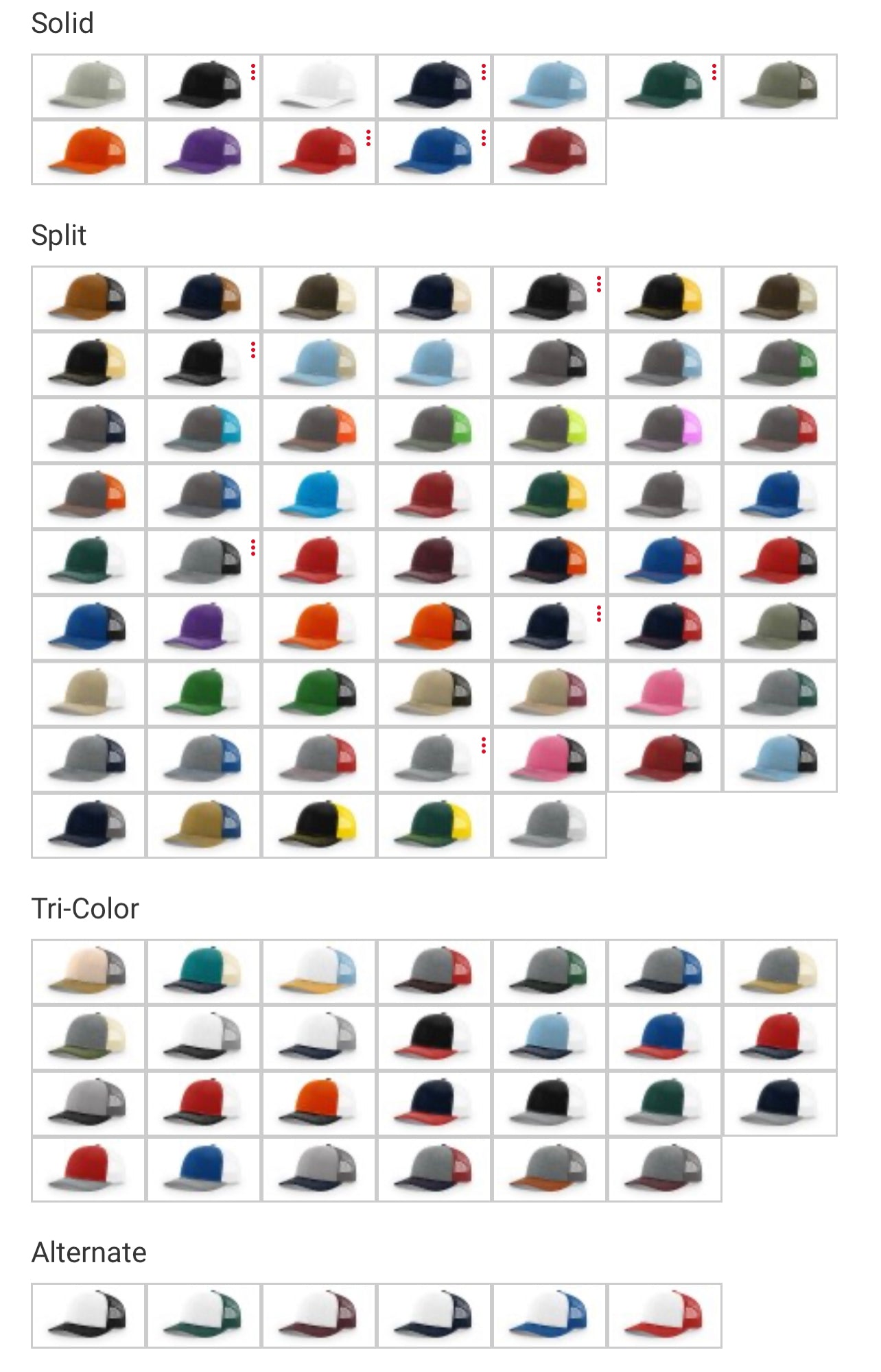 Custom Richardson 112 Classic Trucker Hat and Custom Embroidered Logo