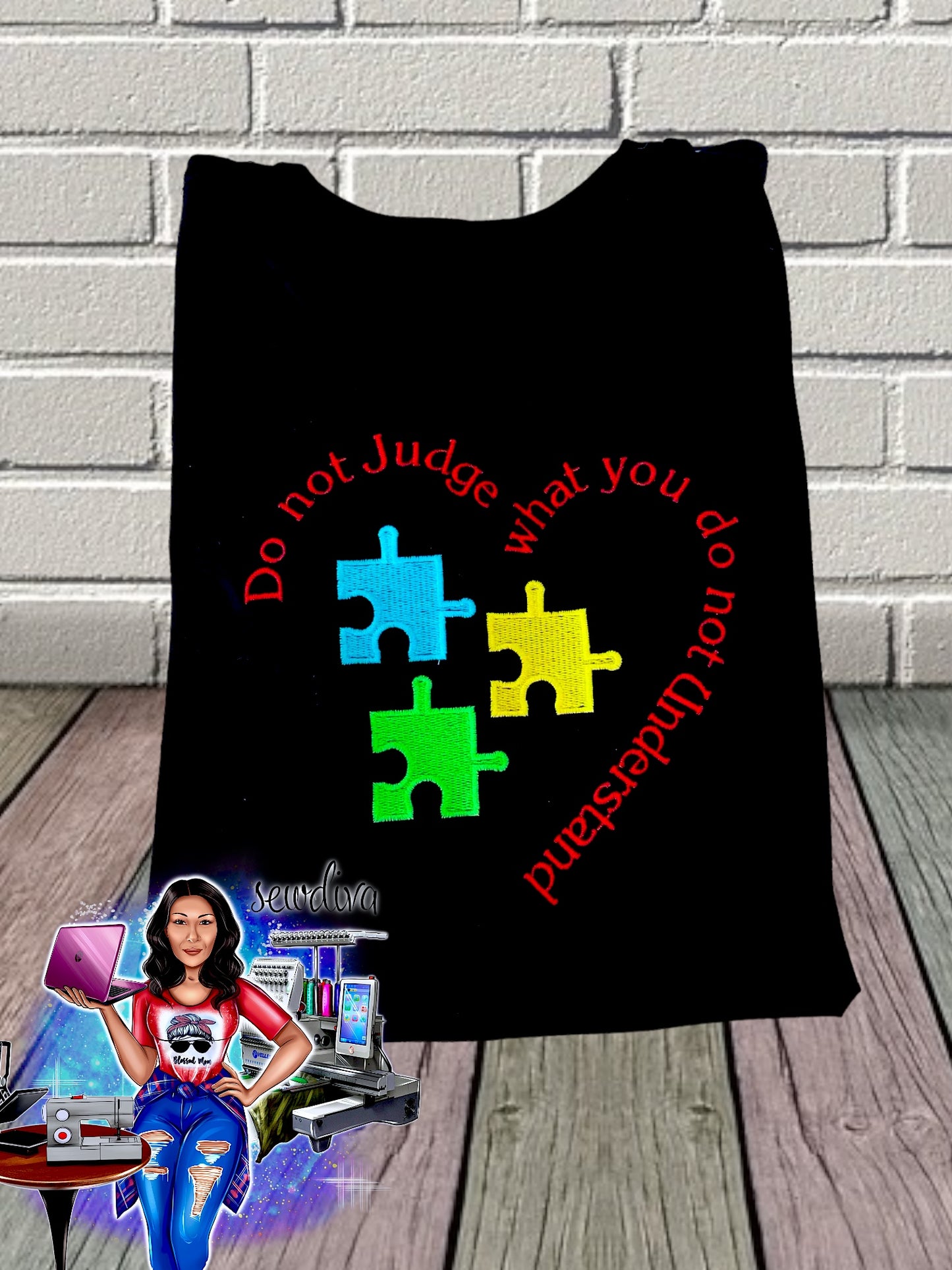 Adult - Do not judge what you do not understand, Autism Heart, Autism Love, Autism support, Autism Awareness, Puzzle, Puzzle Shirt, Autism Shirt