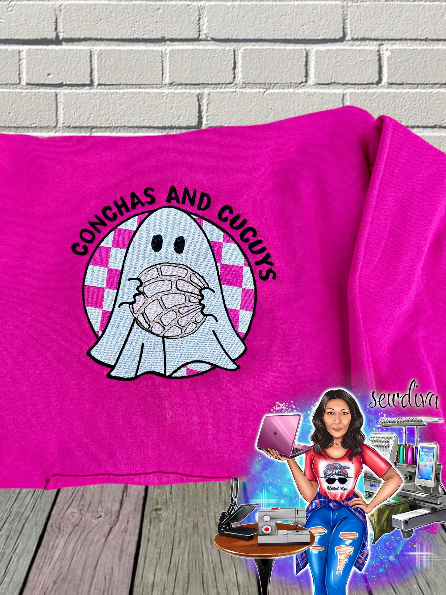 Conchas and Cucuys Halloween Sweatshirt