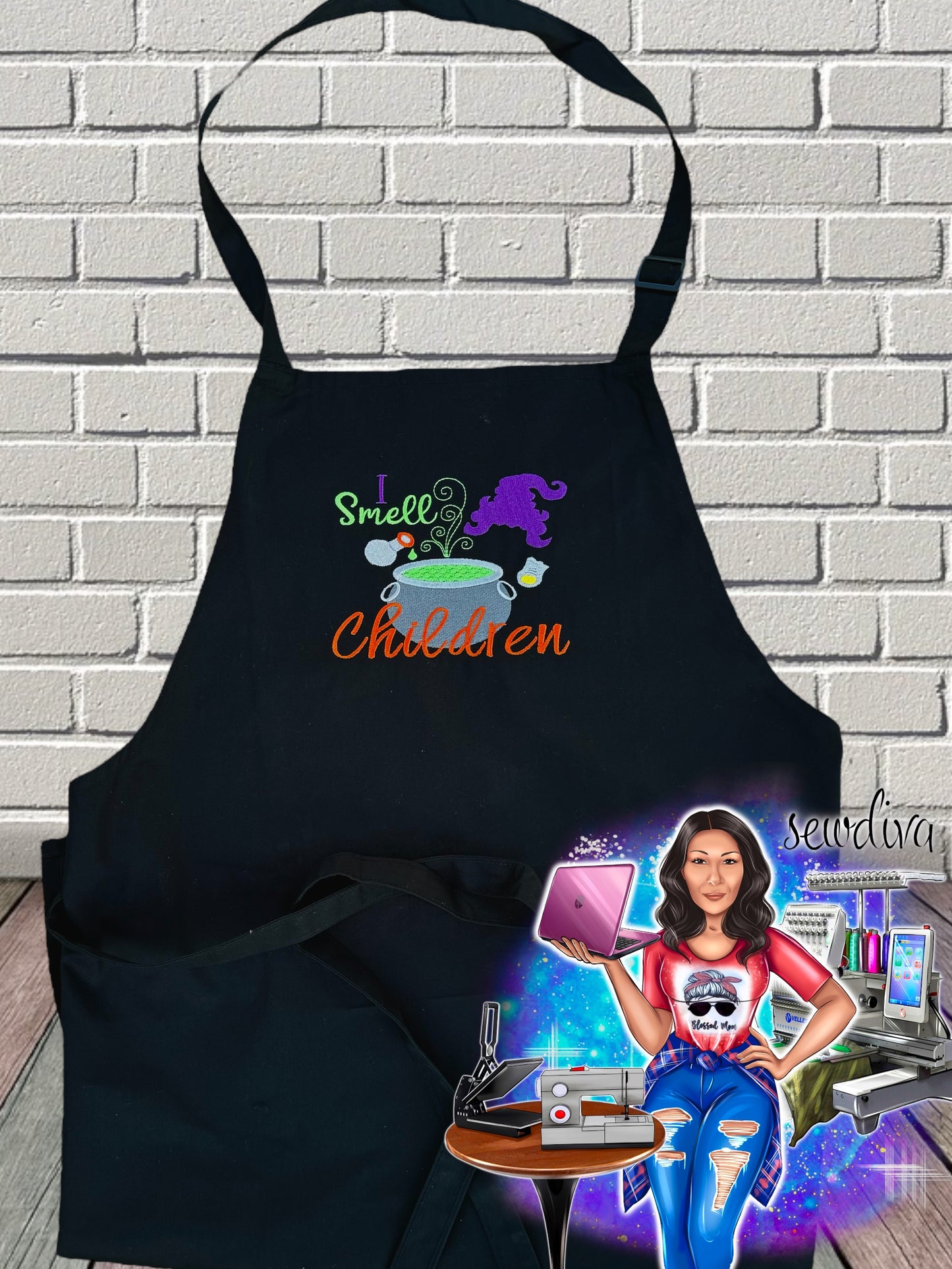 I Smell Children Apron- Three Sisters Apron