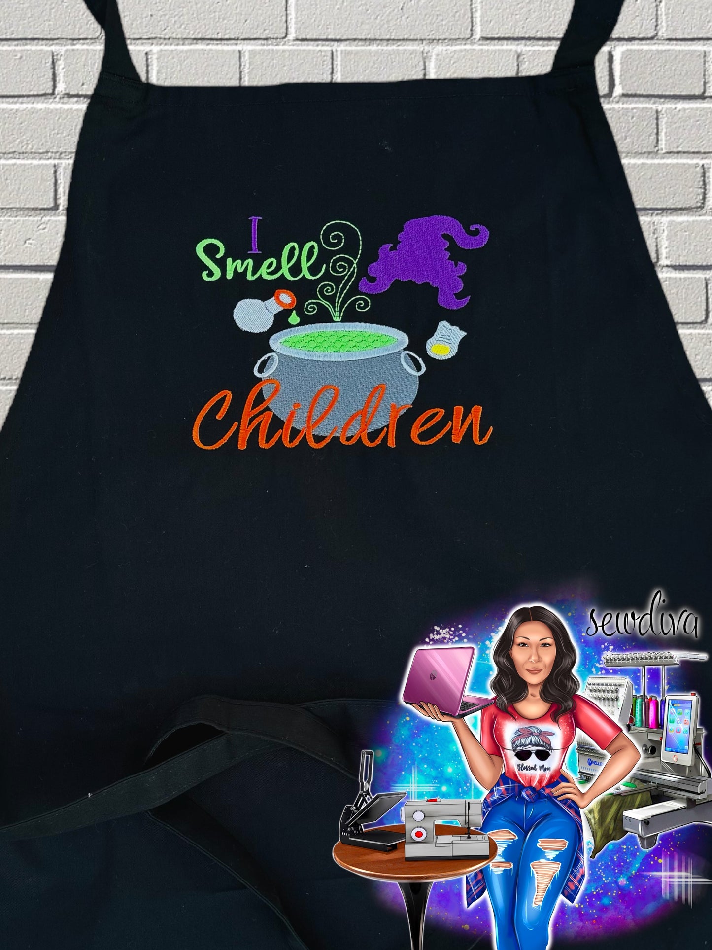 I Smell Children Apron- Three Sisters Apron