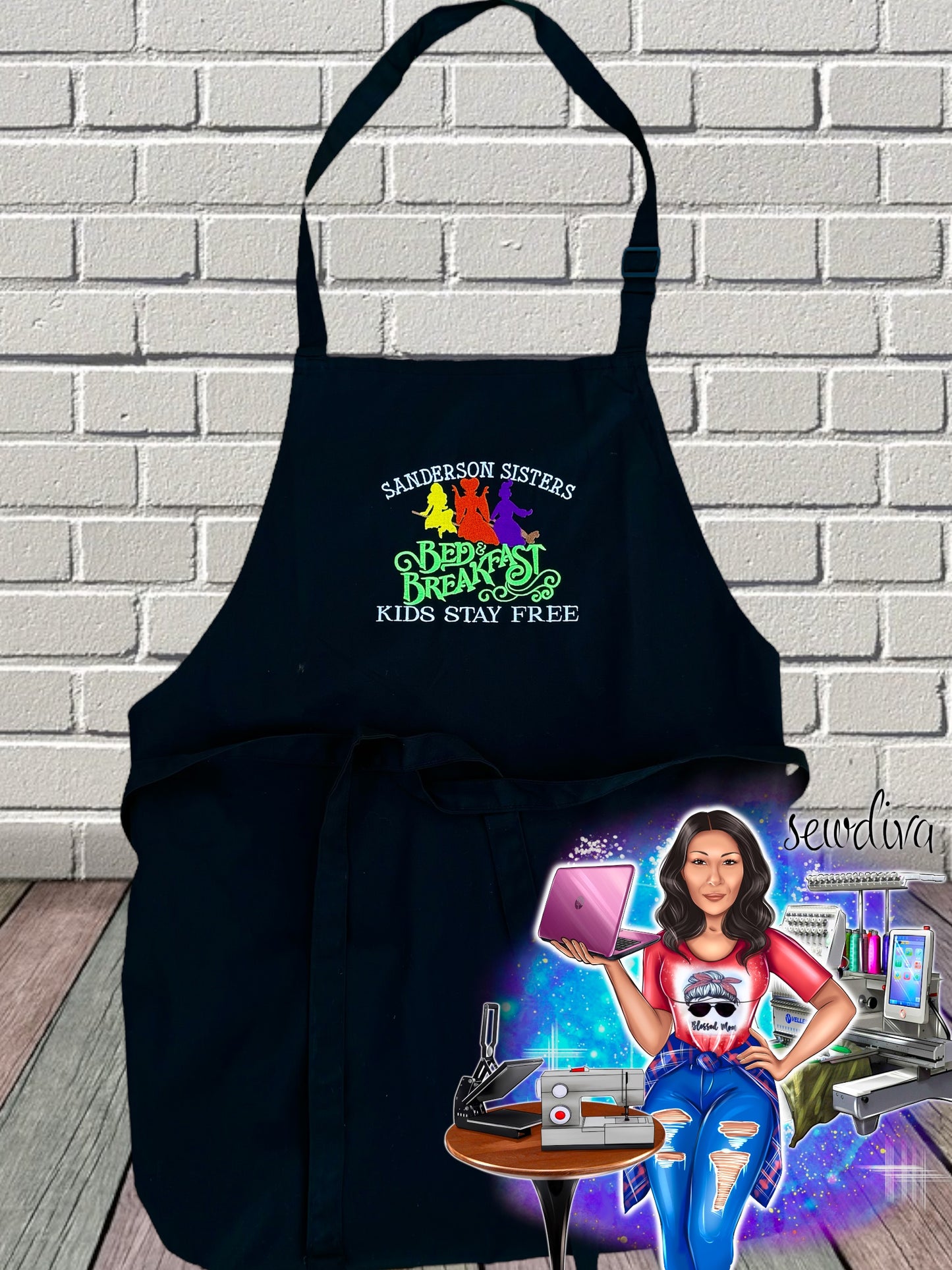 Bed & Breakfast Apron- Three Sisters Apron