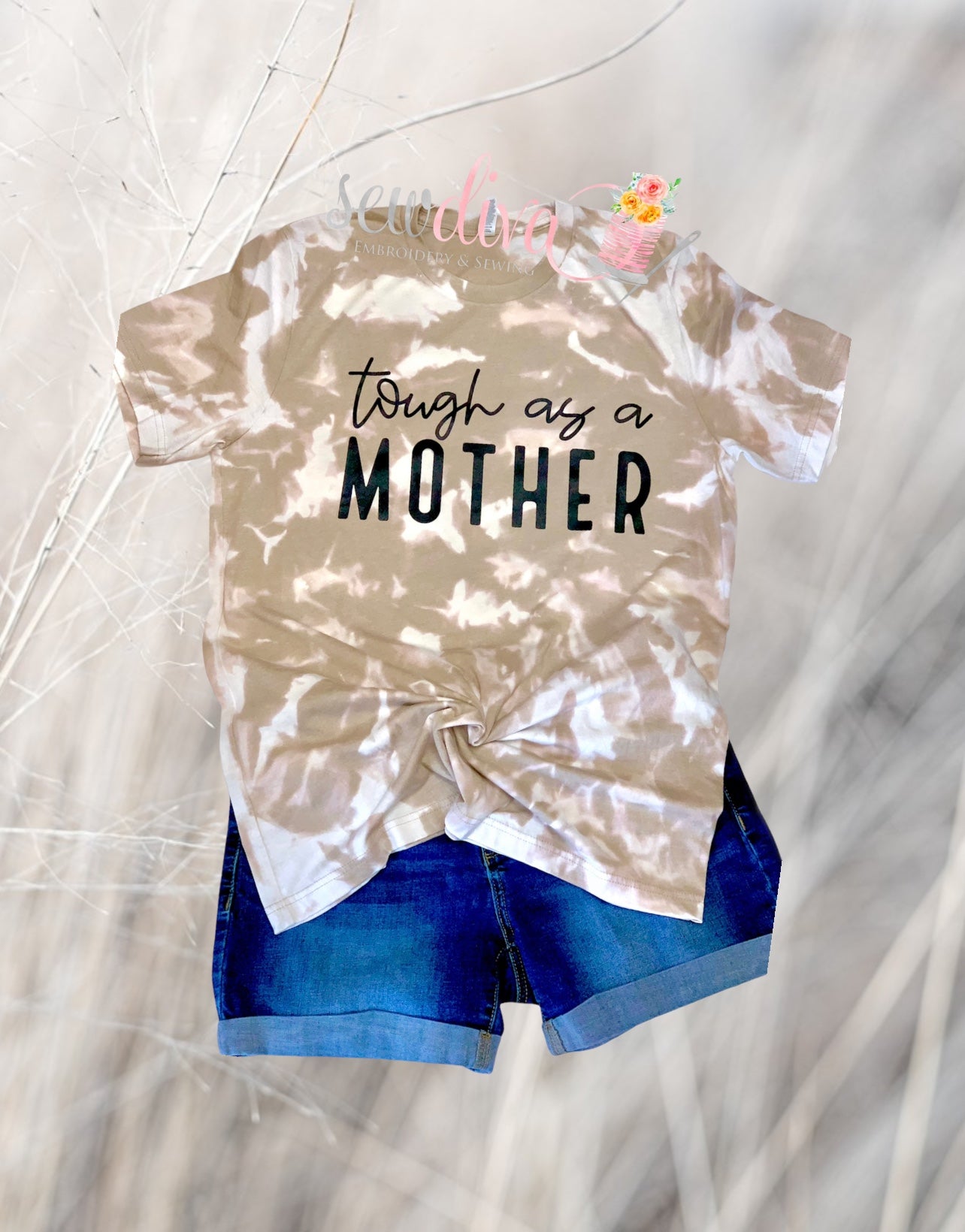 Tough as a Mother Bleached Shirt