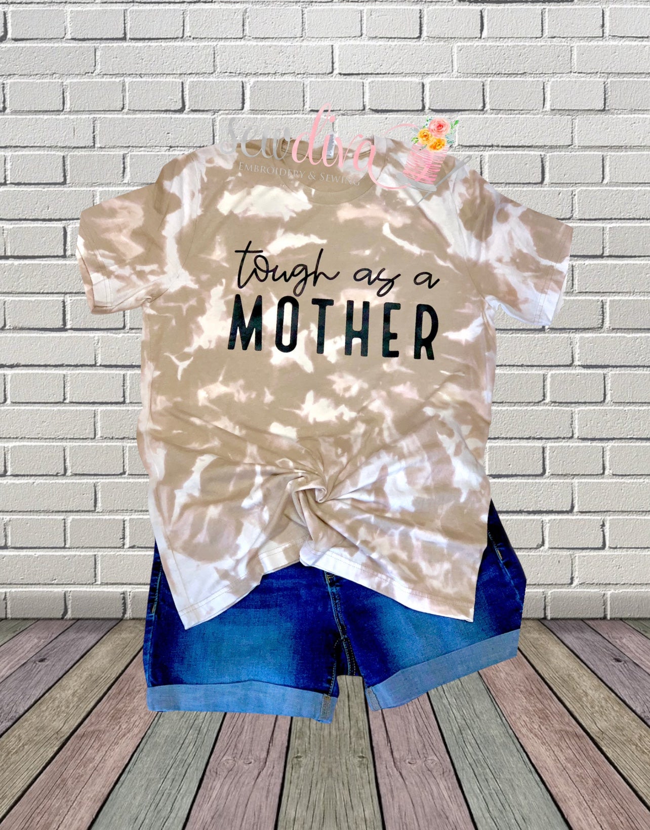 Tough as a Mother Bleached Shirt