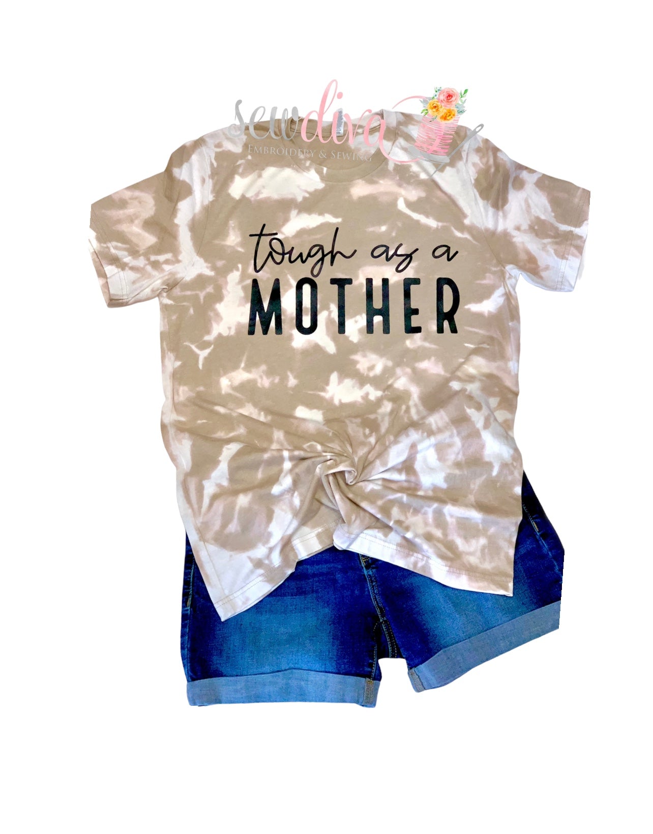 Tough as a Mother Bleached Shirt