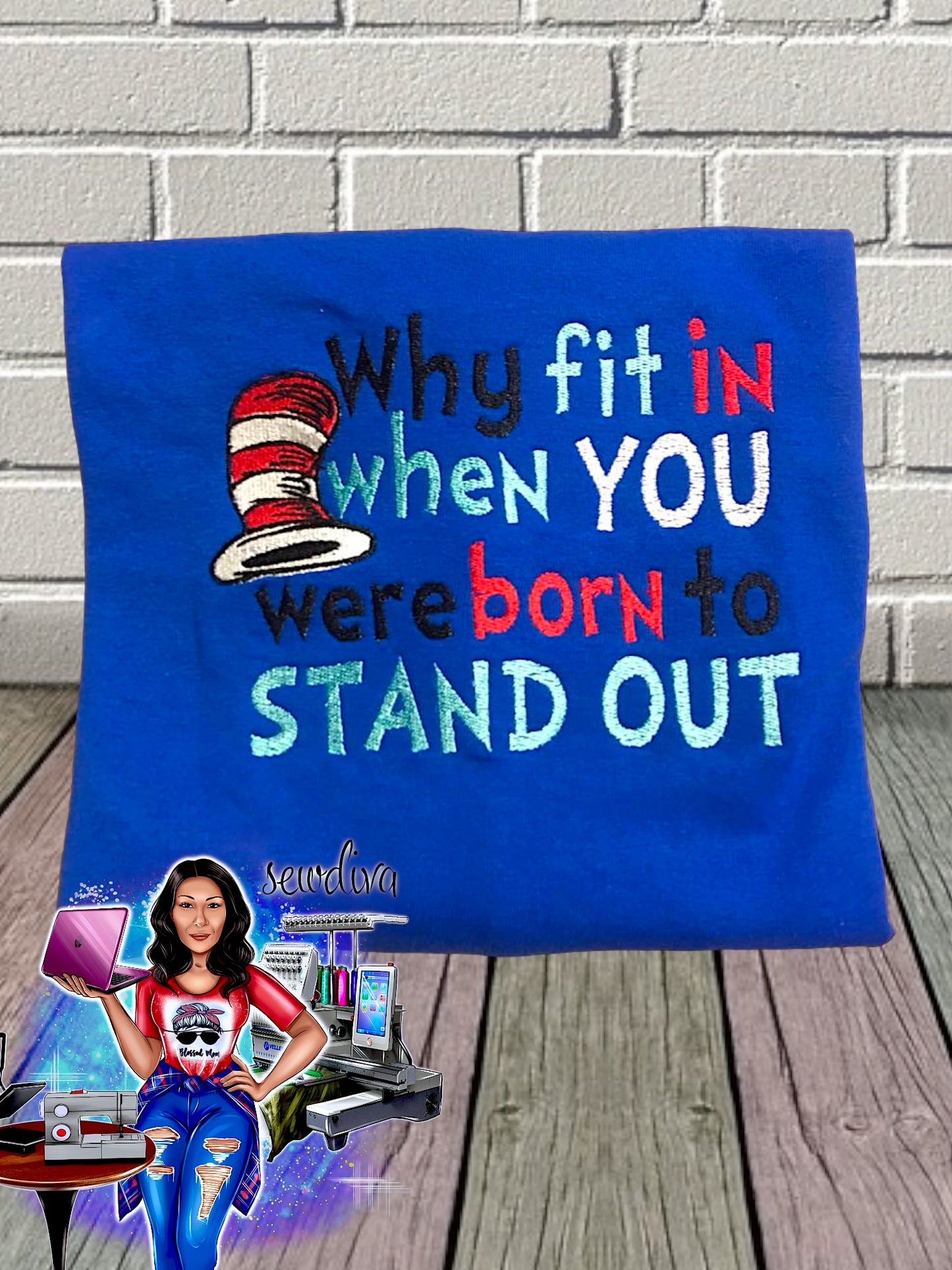 Adult - Born to stand out, autism, Autism Awareness, Autism Shirt