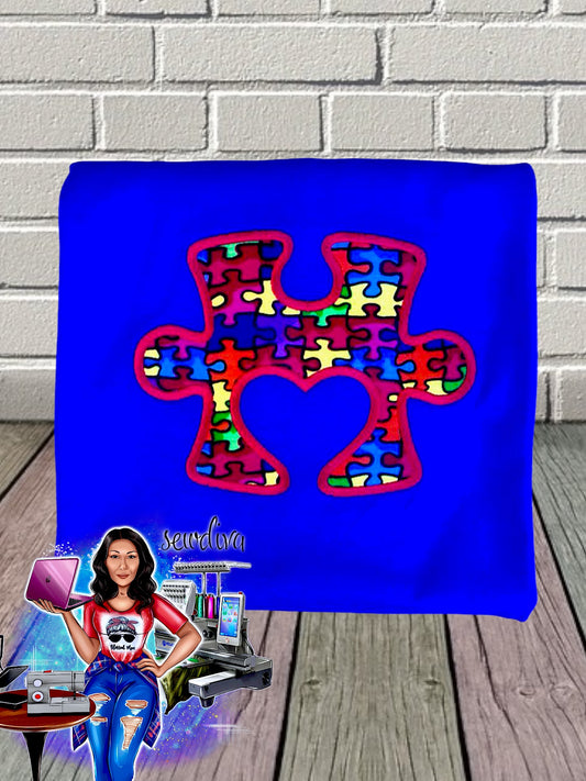 Child - Puzzle piece w/ heart, autism, autism heart, autism support, Autism Awareness, Autism Shirt