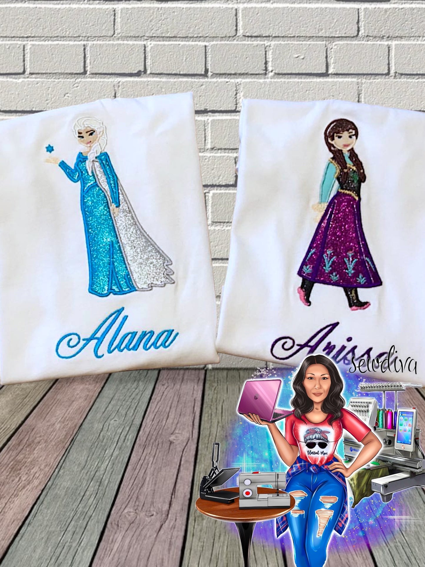 Child - Ice Queen, Ice Princess, Happy Snowman Theme shirts
